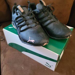 Black and Pink Pumas